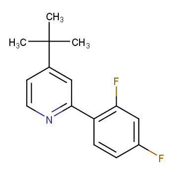 4-(叔丁基)-2-(2,4-二氟苯基)吡啶CAS号583052-24-8(科研试剂/现货供应,质量保证)