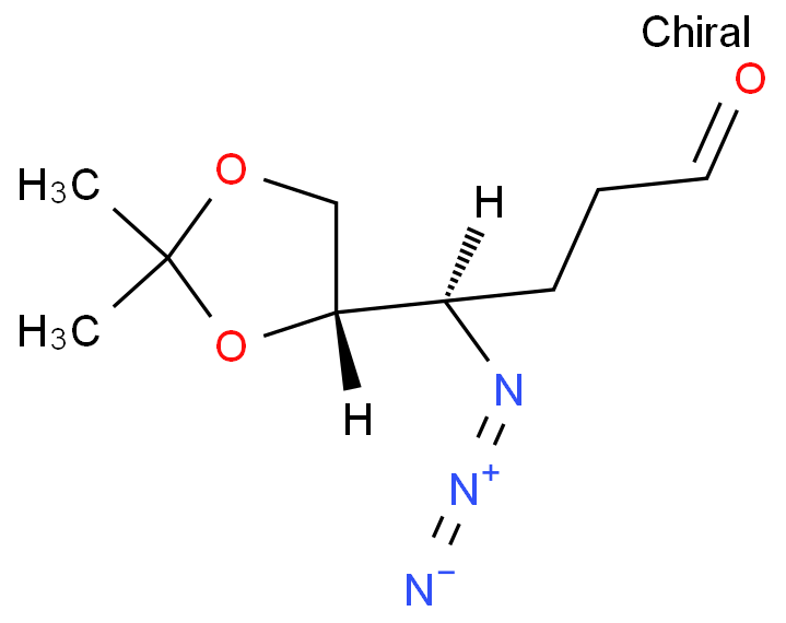 (4R)-4-azido-4-[(4S)-2,2-dimethyl-1,3-dioxolan-4-yl]butanal