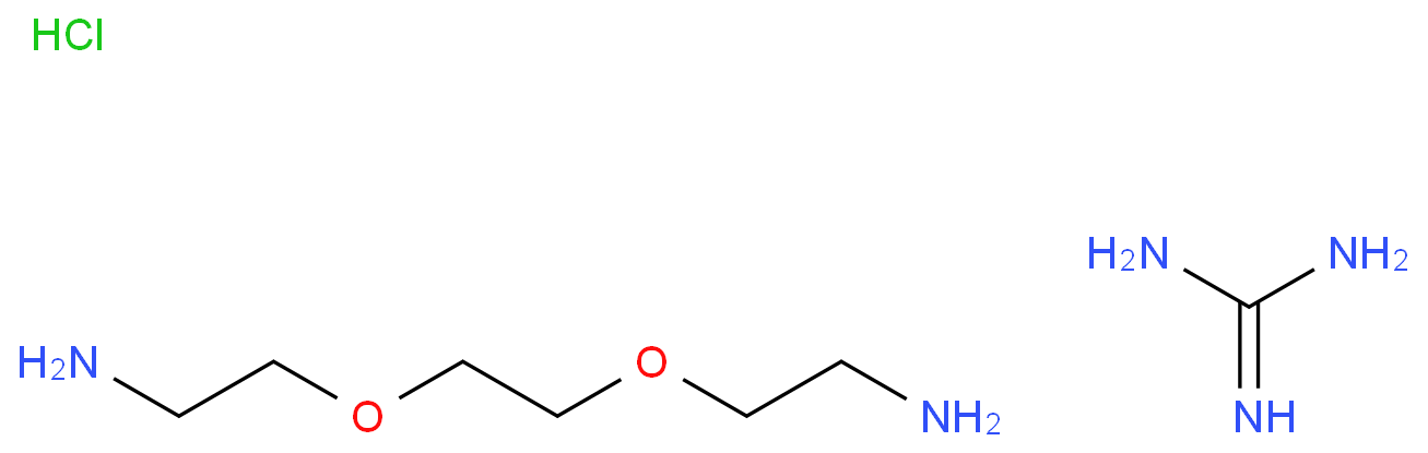 2,2'-[1,2-Ethanediylbis(oxy)]bisethanamine polymer with guanidine monohydrochloride