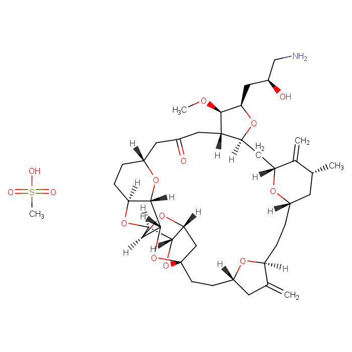 甲磺酸艾日布林化学结构式