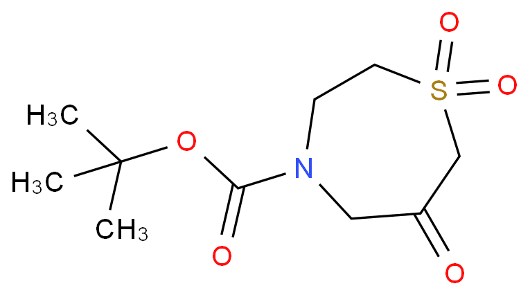 tert-butyl 1,1,6-trioxo-1,4-thiazepane-4-carboxylate