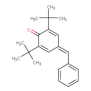 4-苯基亚甲基-2,6-二叔丁基-2,5-环己二烯-1-酮 产品图片