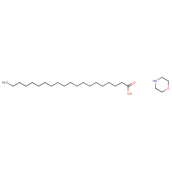 Eicosanoic acid, compd. with morpholine (1:1) structure