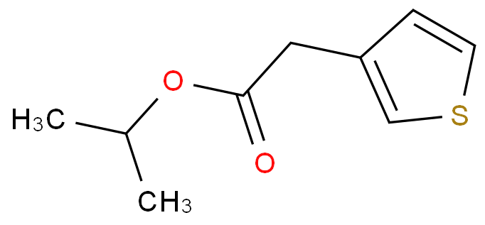 Isopropyl Thiophene-3-Acetate structural formula image