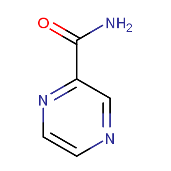 吡嗪酰胺化学结构式