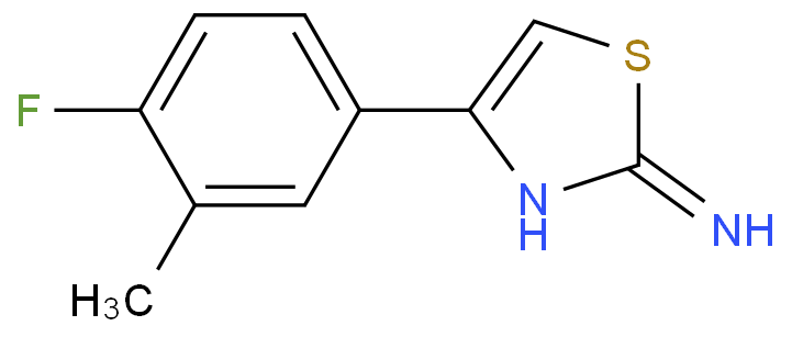 4-(4-Fluoro-3-methylphenyl)-1,3-thiazol-2-amine 98%