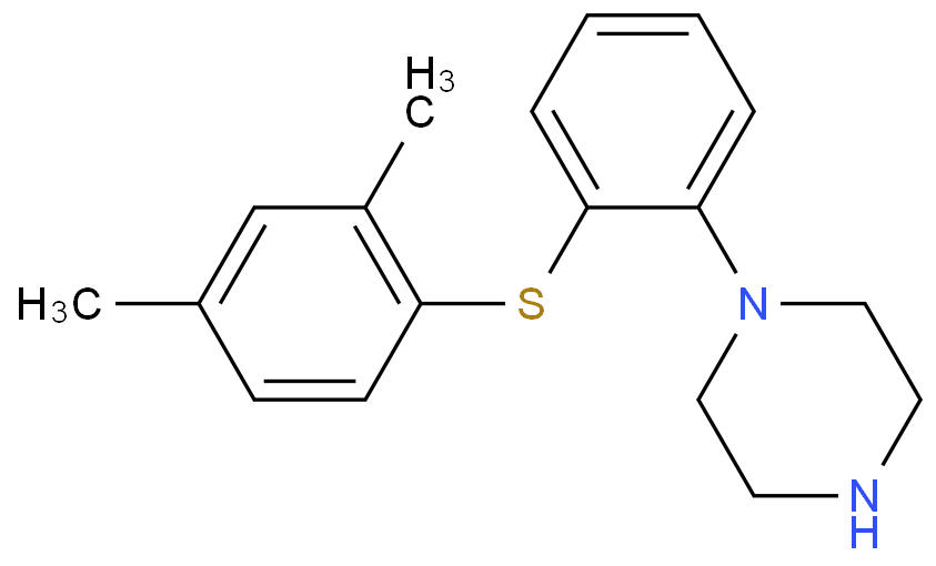 沃替西汀化学结构式