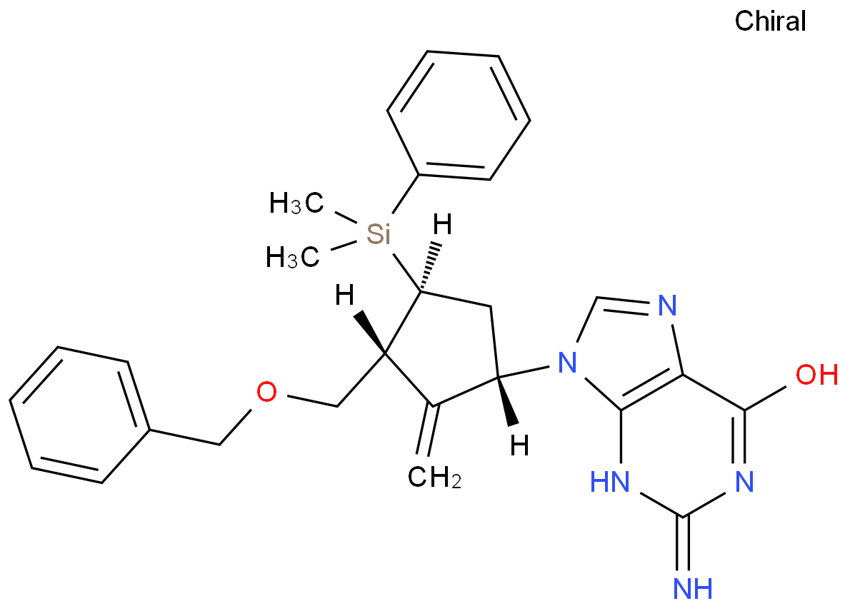6-O-Benzyl-4-dehydroxy-4-diMethylphenylsilyl Entecavir