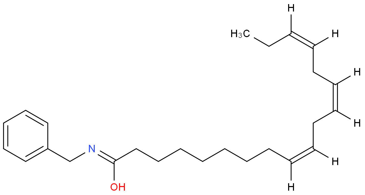 (9Z,12Z,15Z)-N-(Phenylmethyl)-9,12,15-octadecatrienamide