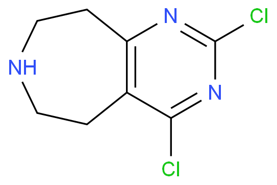 2,4-Dichloro-6,7,8,9-tetrahydro-5H-pyrimido[4,5-d]azepine hydrochloride  