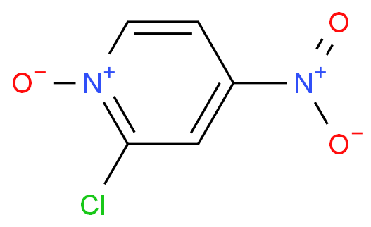 2-氯-4-硝基吡啶 N-氧化物化学结构式