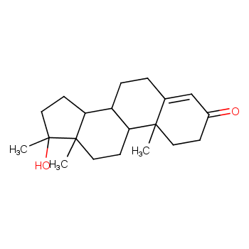17-Methyltestosterone structure