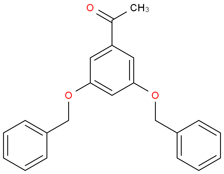 3,5-二苄氧基苯乙酮化学结构式