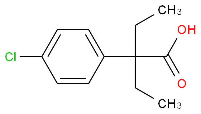 2-(4-chlorophenyl)-2-ethylbutanoic acid