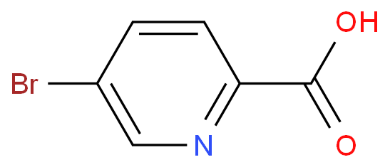 5-Bromopyridine-2-carboxylic acid structure
