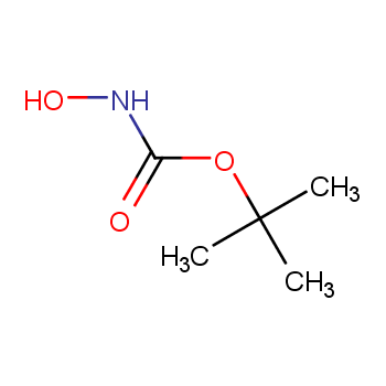 N-羟基氨基甲酸叔丁酯化学结构式