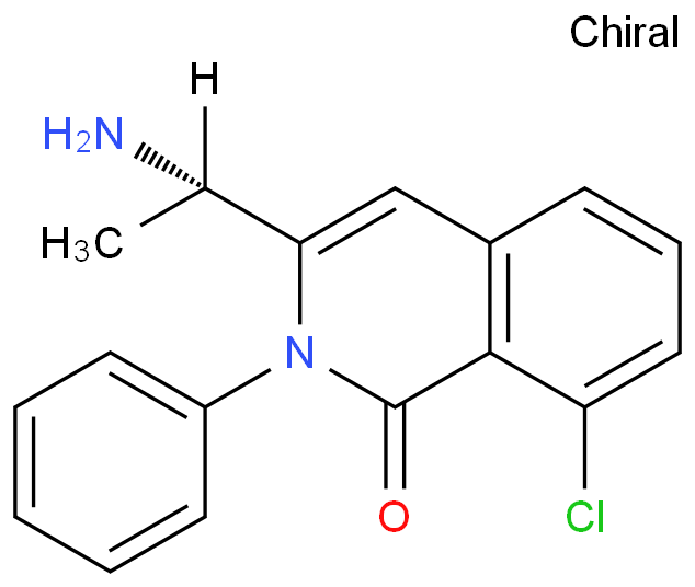 (S)-3-(1-aminoethyl)-8-chloro-2-phenylisoquinolin-1(2H)-one