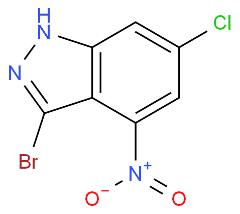 3-溴-6-氯-4-硝基-1H-吲唑 CAS号:885519-92-6科研及生产专用 高校及研究所支持货到付款
