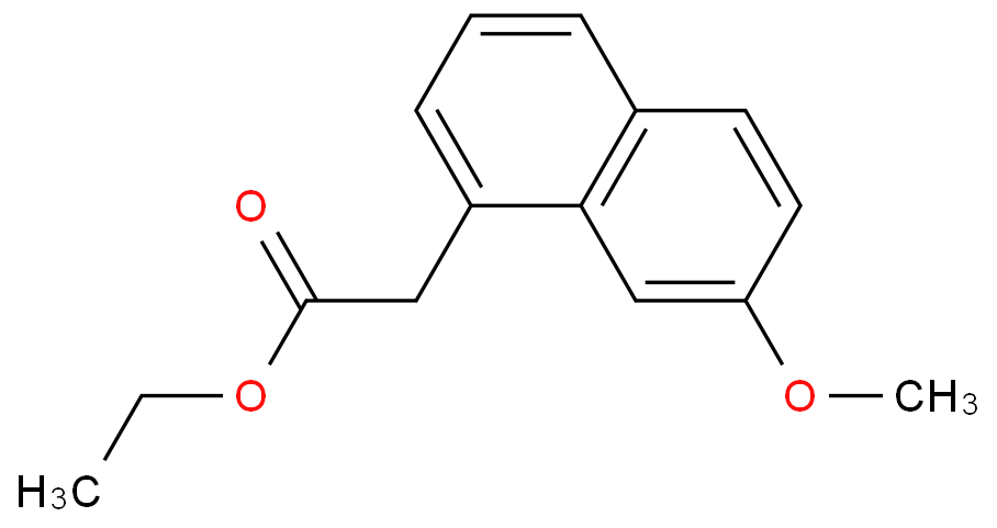 7-甲氧基-1-萘基乙酸乙酯价格, 7-Methoxy-1-naphthaleneacetic acid ethyl ester对照品, CAS号:6836-21-1