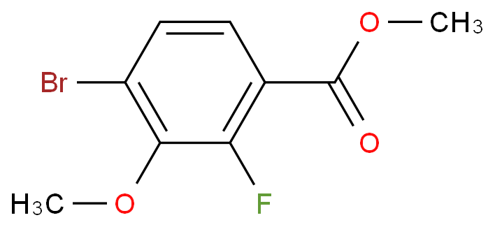 4-溴-2-氟-3-甲氧基苯甲酸甲酯CAS号908248-31-7；（科研试剂/现货供应，质量保证）