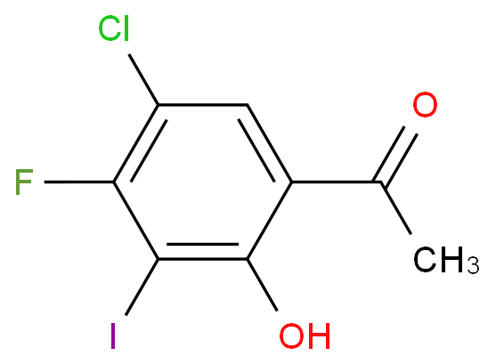 1-（5-Chloro-4-fluoro- 2-hydroxy-3-iodo-phenyl)-ethanone  