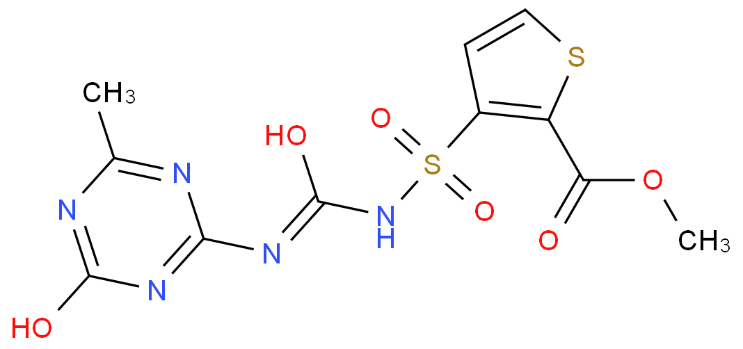 3-(N-((4-甲基-6-氧代-1,6-二氢-1,3,5-三嗪-2-基)氨甲酰)氨磺酰)噻吩-2-羧酸甲酯;现货供应