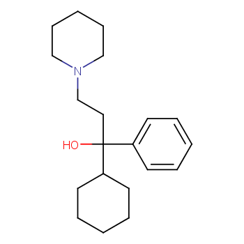 苯海索化学结构式
