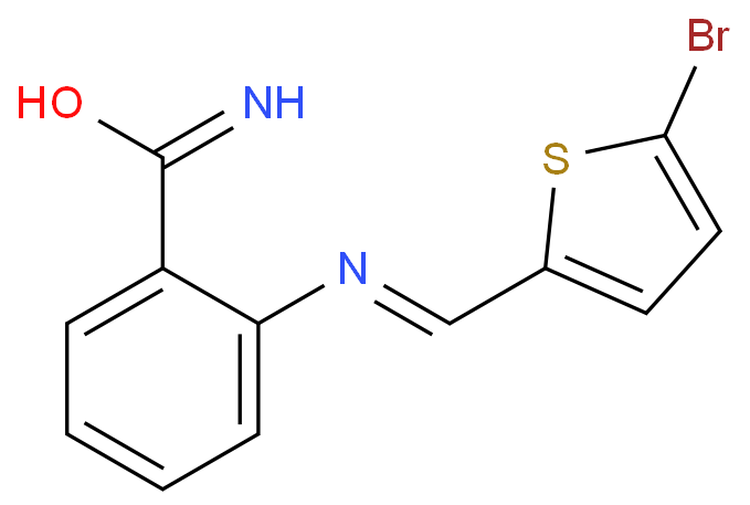 2-(((5-溴噻吩-2-基)亚甲基)氨基)苯甲酰胺 CAS号:304456-62-0科研及生产专用 高校及研究所支持货到付款