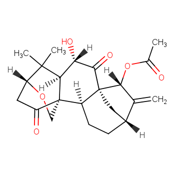 Kaur-16-ene-1,7-dione, 15-(acetyloxy)-3,20-epoxy-6-hydroxy-, (3α,6β,15β)-