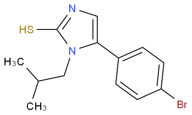 5-(4-BROMOPHENYL)-1-ISOBUTYL-1H-IMIDAZOLE-2-THIOL