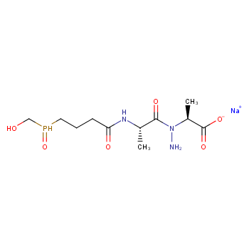 (2S)-2-[[(2S)-2-[[(2S)-2-amino-4-[hydroxy(methyl)phosphoryl]butanoyl]amino]propanoyl]amino]propanoic acid