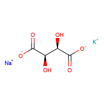 酒石酸钾钠化学结构式