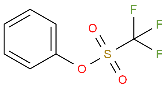 苯基三氟甲烷磺酸酯化学结构式