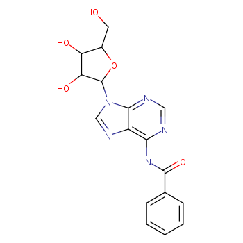 狈6-苯甲酰基腺苷4546-55-8