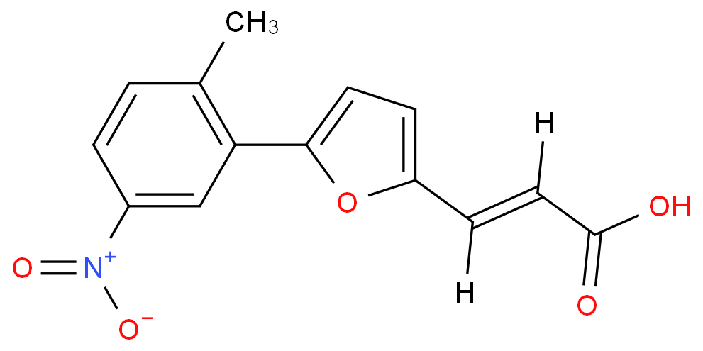3-[5-(2-METHYL-5-NITRO-PHENYL)-FURAN-2-YL]-ACRYLIC ACID