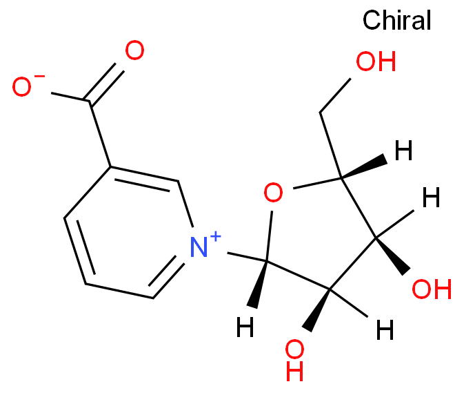 1-((2R,3R,4S,5R)-3,4-二羟基-5-(羟甲基)四氢呋喃-2-基)吡啶-1-鎓-3-羧酸盐/17720-18-2