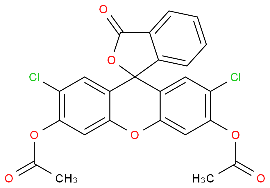 (6'-acetyloxy-2',7'-dichloro-3-oxospiro[2-benzofuran-1,9'-xanthene]-3'-yl) acetate