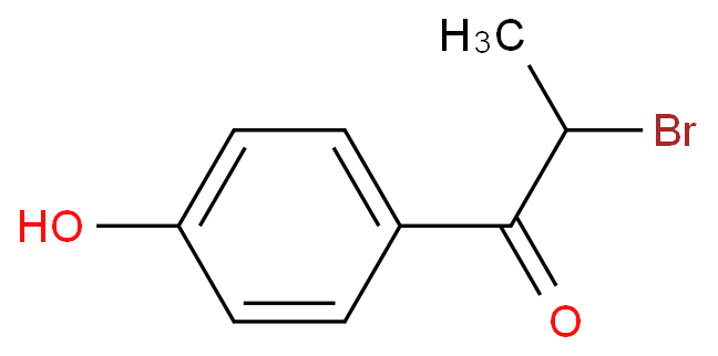 w-Bromo-4-Hydroxyacetophenone structure
