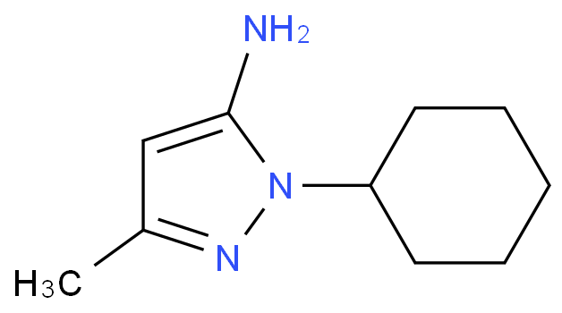 2-CYCLOHEXYL-5-METHYL-2H-PYRAZOL-3-YLAMINE