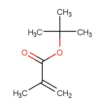 甲基丙烯酸叔丁酯化学结构式