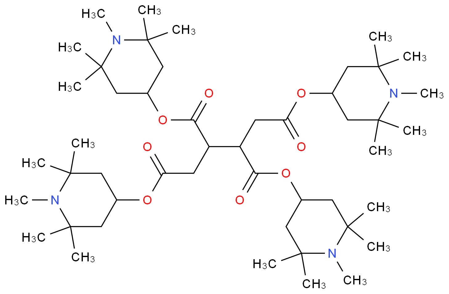 1,2,3,4-Butanetetracarboxylic acid, tetrakis(1,2,2,6,6-pentamethyl-4-piperidinyl)ester