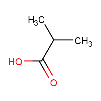 异丁酸化学结构式
