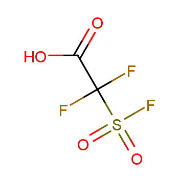 2,2-二氟-2-(氟磺酰)醋酸盐化学结构式