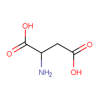 D-Aspartic acid structure