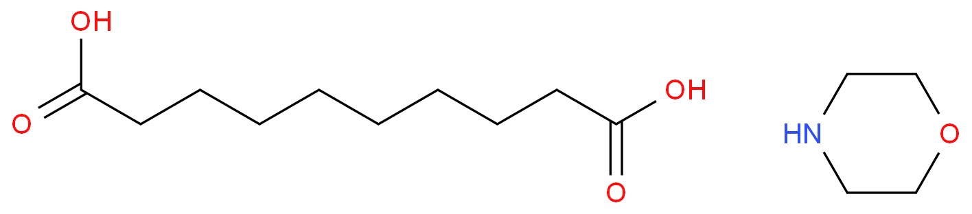 sebacic acid, compound with morpholine