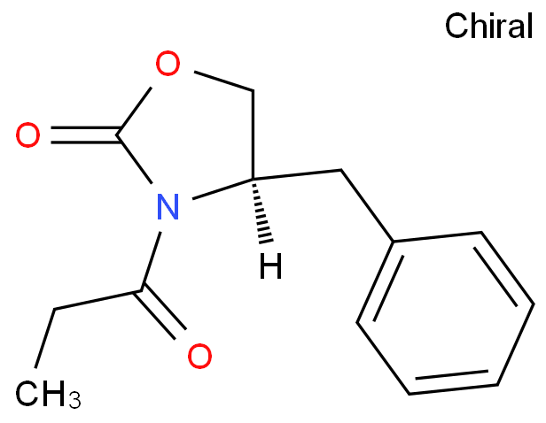 131685-53-5 (R)-(-)-4-苄基-3-丙酰-2-恶唑烷酮 结构式图片