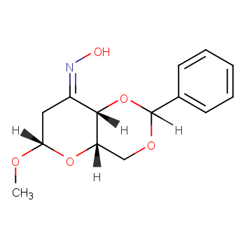 Methyl 4,6-O-Benzylidene-2-deoxy-alpha-D-erythro-hexopyranosid-3-ulose Oxime