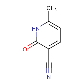 3-氰基-6-甲基-2(1H)-吡啶酮化学结构式