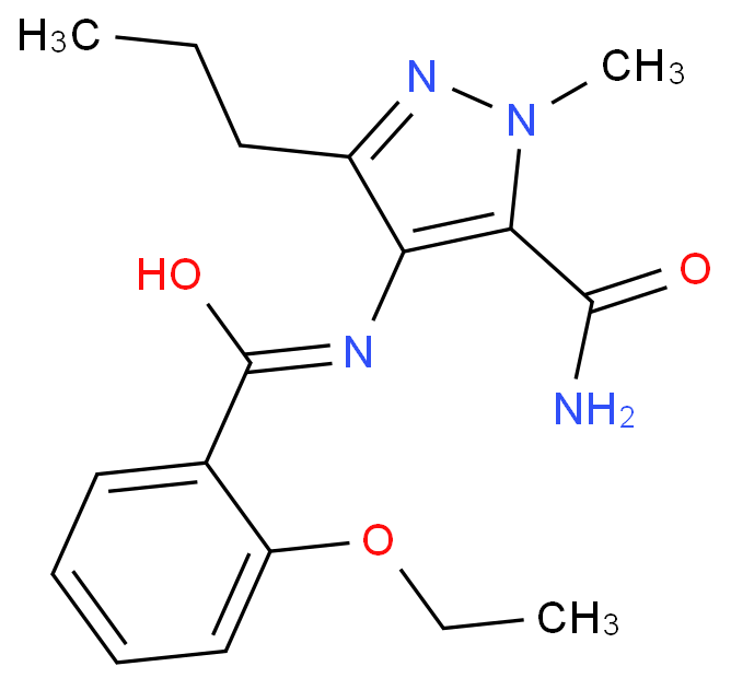 4-[(2-ethoxybenzoyl)amino]-2-methyl-5-propylpyrazole-3-carboxamide