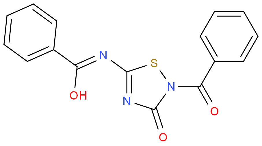 N-(2-BENZOYL-3-OXO-2,3-DIHYDRO-1,2,4-THIADIAZOL-5-YL)BENZENECARBOXAMIDE